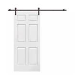 30x80 White Sliding Barn Door w/ Hardware