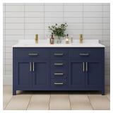 Beckett 66" W x 22" D Double Vanity