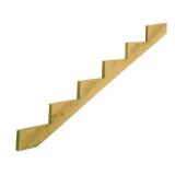Unbranded 6-Step Pine Stair Stringer