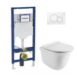 Geberit -Piece Dual-Flush system no toilet