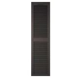 Vinyl Cathedral Top Center Mullion Shutter