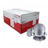 (6pk) 6in. IC Rated Remodel Recessed Housing