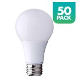 60W A19 Dimmable LED, 2700K (50-pack)