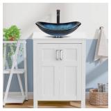 24x19x45 White Vanity