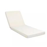 Outdoor Chaise Lounge Chair Cushion Cream