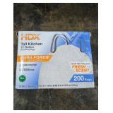 HDX 13 Gal Drawstring Trash Bags