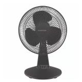 Hampton Bay 12-in. 3-Speed Desk Fan Black *Pedest