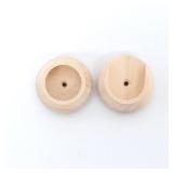 1.31 in. Wood Closet Rod Sockets (2-Piece)