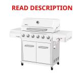 Gourmet Pro 6-Burner Propane Grill w/ Sear