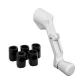 Prime-Line White Zinc Casement Folding Handle