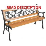 Rose Bench Back Only