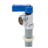 Brass Quarter-Turn Washing Machine Valve