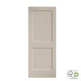 2-Panel Solid Core Wood Door (Prime)