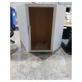 Assembled Corner Wall Cabinet - Damaged Door