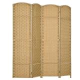 5.6 ft Tall 4-Panel Privacy Screen