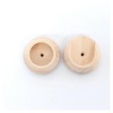 1.31 in. Wood Closet Rod Sockets (2-Piece)
