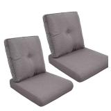 ArcoBay 22x25x4 Outdoor Cushion Set Gray