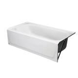 Maui 60-in. Right Drain Bath Tub White