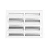 14 in. x 10 in. Steel Return Air Grille, White