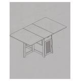 Folding Wooden Table, Size Unknown
