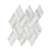 Angora Rhombus Marble Mosaic Tile (9.4 sq ft)