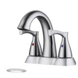 4 in. Centerset 2-Handle Bath Faucet, Ni