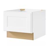 Hampton Bay Avondale Drawer Bench, White