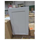 18" x 13" x 30" Gray Wall Cabinet