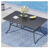 Metal Outdoor Patio Dining Table