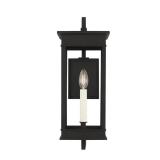 Cupertino 19.125 in. Black Wall Lantern