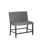 Saanvi Gray 38 in Counter Height Bench