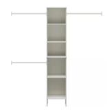 Westport 17" W x 83" H White Closet Tower
