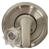 1-Handle Valve Trim Kit, Brushed Nickel