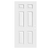 36x80 Premium 6-Panel Steel Front Door Slb