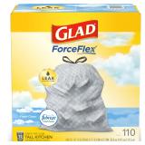 Glad ForceFlex 13-Gal Tall Kitchen Bags (3)
