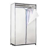 Simplify White Freestanding Clothing Rack