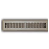 (5) 2 in. x 14 in. 2-Way Floor Register Brown