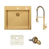 Glacier Bay 25 in. Drop-In Sink with Faucet