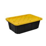 14 Gal. Tough Storage Tote with Yellow Lid