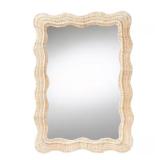 Hasana 27.6 in. W x 39.4 in. H Rattan Mirror