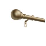 66-120 in Sphere Curtain Rod Kit, Gold