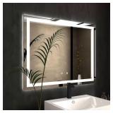 36x28 Frameless LED Vanity Mirror