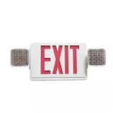 2.4W LED Exit Sign & Emergency Light 9.6V