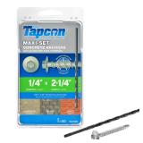 Maxi-Set Silver Hex-Head Concrete Anchors (50)