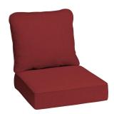 Hampton Bay 24x24 Outdoor Chair Cushion Chili