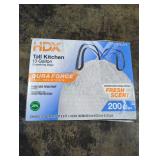HDX 13 Gal Drawstring Trash Bags