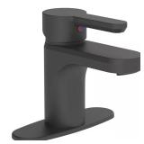 Keely Single-Handle Matte Black Faucet