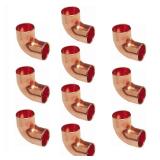 Copper 90  Cup x Cup Elbow (10-Pack)