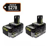 RYOBI ONE+ HP 18V 6.0Ah Battery (2-Pack)