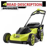 RYOBI 40V HP Brushless 20 in. Lawn Mower, Tool ON